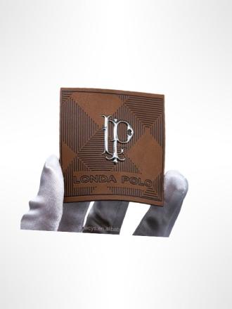 Deri Etiket Metalli Detay